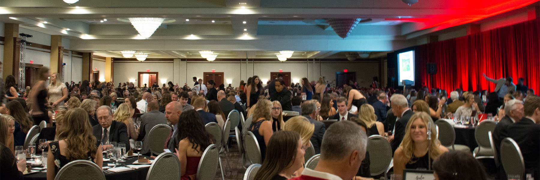 shot of a fundraising benefit